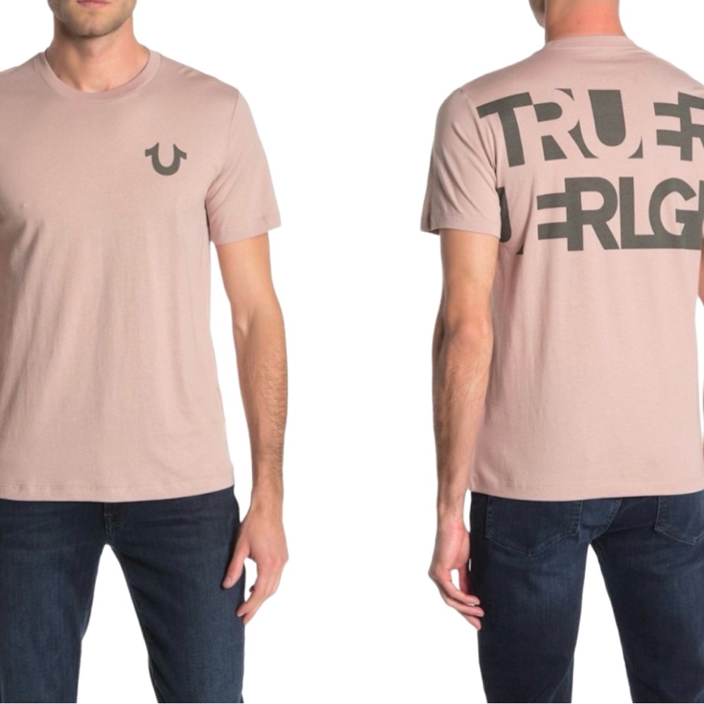 True Religion Men's Coral Graphic T-Shirt